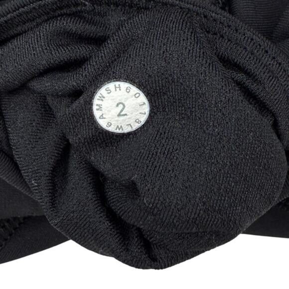 LULULEMON Breezy Dot Crop 19" Size 2 Black - Picture 8 of 9